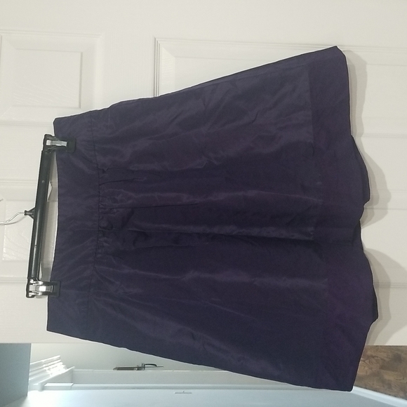 J.Crew Eggplant Purple Silk Skirt - Picture 2 of 5